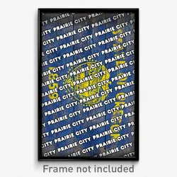 Prairie City Oregon Poster (OR City Souvenir 11x17 Town Print)