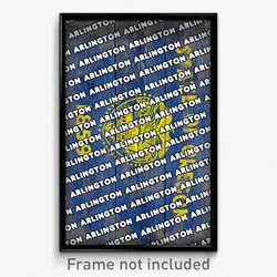 Arlington Oregon Poster (OR City Souvenir 11x17 Town Print)