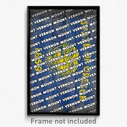 Mount Vernon Oregon Poster (OR City Souvenir 11x17 Town Print)