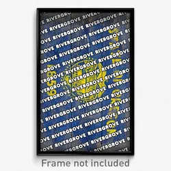 Rivergrove Oregon Poster (OR City Souvenir 11x17 Town Print)