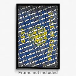 San Marine Oregon Poster (OR City Souvenir 11x17 Town Print)