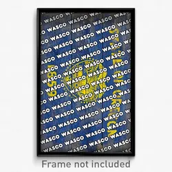 Wasco Oregon Poster (OR City Souvenir 11x17 Town Print)
