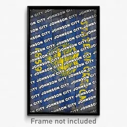 Johnson City Oregon Poster (OR City Souvenir 11x17 Town Print)