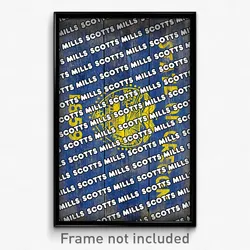 Scotts Mills Oregon Poster (OR City Souvenir 11x17 Town Print)