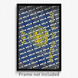 Helix Oregon Poster (OR City Souvenir 11x17 Town Print)