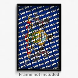 Erie Pennsylvania Poster (PA City Souvenir 11x17 Town Print)