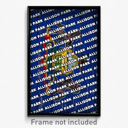 Allison Park Pennsylvania Poster (PA City Souvenir 11x17 Town Print)