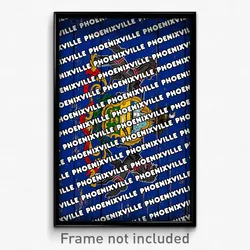 Phoenixville Pennsylvania Poster (PA City Souvenir 11x17 Town Print)