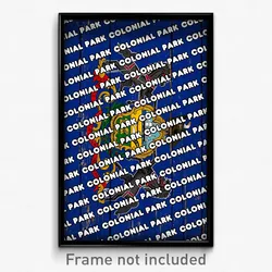 Colonial Park Pennsylvania Poster (PA City Souvenir 11x17 Town Print)