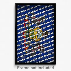 Franklin Park Pennsylvania Poster (PA City Souvenir 11x17 Town Print)