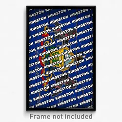 Kingston Pennsylvania Poster (PA City Souvenir 11x17 Town Print)
