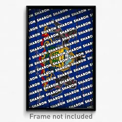 Sharon Pennsylvania Poster (PA City Souvenir 11x17 Town Print)