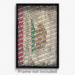 Barstow California Poster (CA City Souvenir 11x17 Town Print)