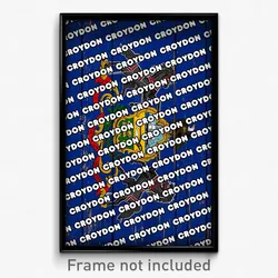 Croydon Pennsylvania Poster (PA City Souvenir 11x17 Town Print)
