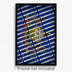 Morrisville Pennsylvania Poster (PA City Souvenir 11x17 Town Print)