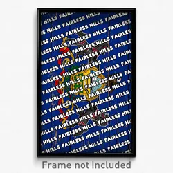 Fairless Hills Pennsylvania Poster (PA City Souvenir 11x17 Town Print)