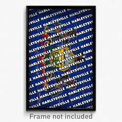 Harleysville Pennsylvania Poster (PA City Souvenir 11x17 Town Print)