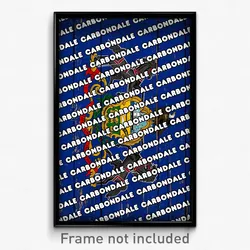 Carbondale Pennsylvania Poster (PA City Souvenir 11x17 Town Print)
