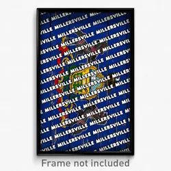 Millersville Pennsylvania Poster (PA City Souvenir 11x17 Town Print)