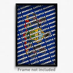 Castle Shannon Pennsylvania Poster (PA City Souvenir 11x17 Town Print)