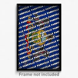 Parkville Pennsylvania Poster (PA City Souvenir 11x17 Town Print)