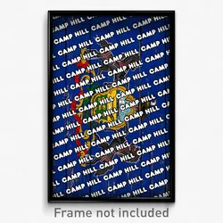 Camp Hill Pennsylvania Poster (PA City Souvenir 11x17 Town Print)