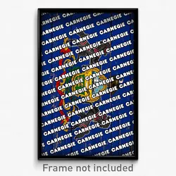 Carnegie Pennsylvania Poster (PA City Souvenir 11x17 Town Print)