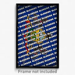 Glenside Pennsylvania Poster (PA City Souvenir 11x17 Town Print)