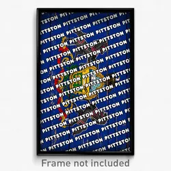 Pittston Pennsylvania Poster (PA City Souvenir 11x17 Town Print)