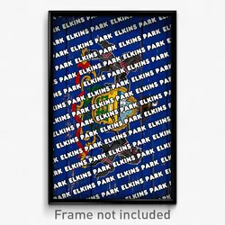 Elkins Park Pennsylvania Poster (PA City Souvenir 11x17 Town Print)