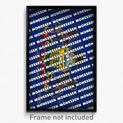 Monessen Pennsylvania Poster (PA City Souvenir 11x17 Town Print)