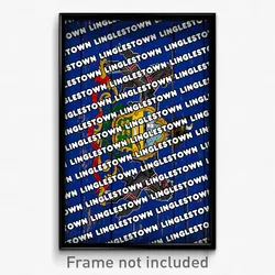 Linglestown Pennsylvania Poster (PA City Souvenir 11x17 Town Print)