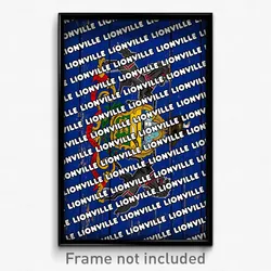 Lionville Pennsylvania Poster (PA City Souvenir 11x17 Town Print)