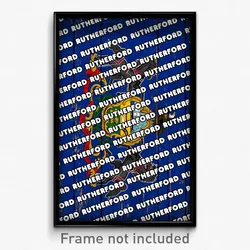 Rutherford Pennsylvania Poster (PA City Souvenir 11x17 Town Print)