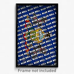 Blue Bell Pennsylvania Poster (PA City Souvenir 11x17 Town Print)
