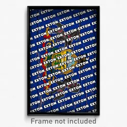 Exton Pennsylvania Poster (PA City Souvenir 11x17 Town Print)