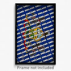 Oreland Pennsylvania Poster (PA City Souvenir 11x17 Town Print)