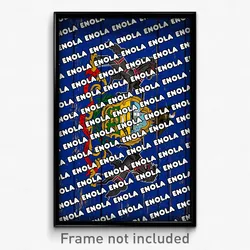 Enola Pennsylvania Poster (PA City Souvenir 11x17 Town Print)