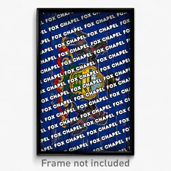 Fox Chapel Pennsylvania Poster (PA City Souvenir 11x17 Town Print)