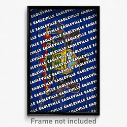 Eagleville Pennsylvania Poster (PA City Souvenir 11x17 Town Print)