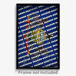 Shanor-Northvue Pennsylvania Poster (PA City Souvenir 11x17 Town Print)