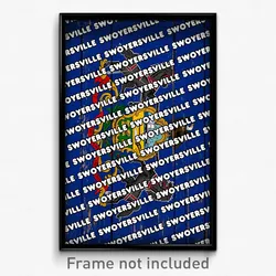 Swoyersville Pennsylvania Poster (PA City Souvenir 11x17 Town Print)