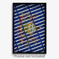 Bridgeport Pennsylvania Poster (PA City Souvenir 11x17 Town Print)