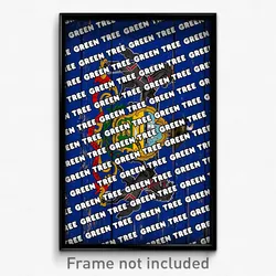 Green Tree Pennsylvania Poster (PA City Souvenir 11x17 Town Print)