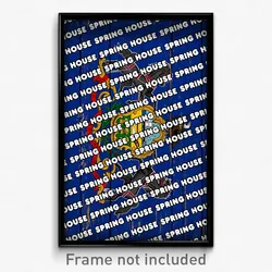Spring House Pennsylvania Poster (PA City Souvenir 11x17 Town Print)
