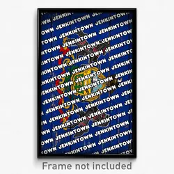 Jenkintown Pennsylvania Poster (PA City Souvenir 11x17 Town Print)