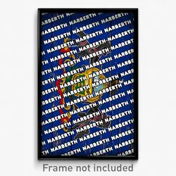 Narberth Pennsylvania Poster (PA City Souvenir 11x17 Town Print)