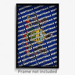 Scottdale Pennsylvania Poster (PA City Souvenir 11x17 Town Print)