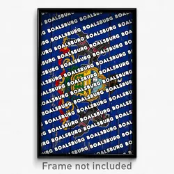 Boalsburg Pennsylvania Poster (PA City Souvenir 11x17 Town Print)