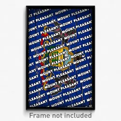 Mount Pleasant Pennsylvania Poster (PA City Souvenir 11x17 Town Print)